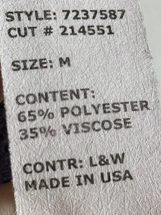 Cut Loose Purple Textured Holes Knit Asymmetrical Tunic Top Lagenlook Made USA M - Picture 8 of 8